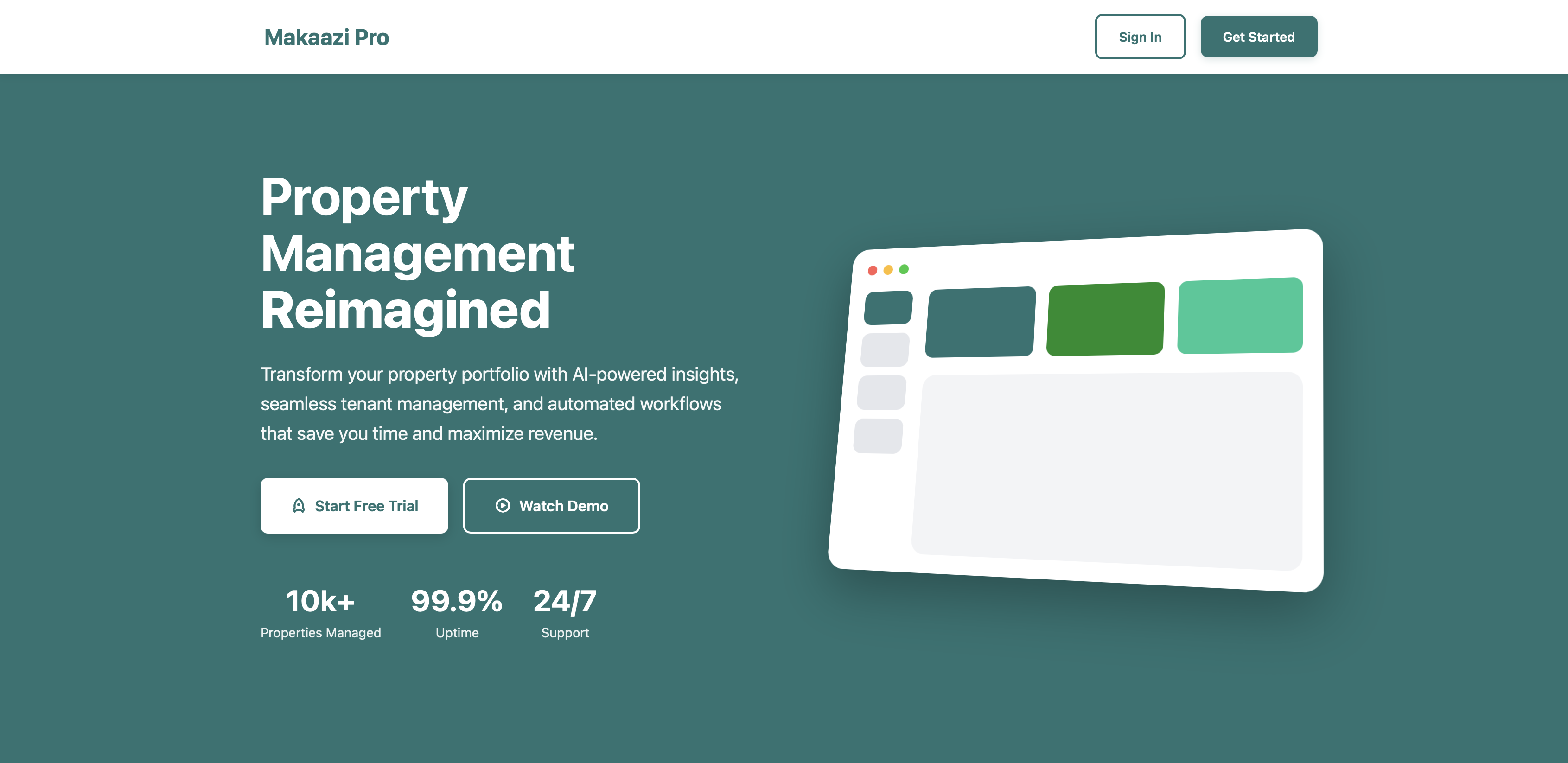 Makaazi Pro - Property Management SaaS Platform